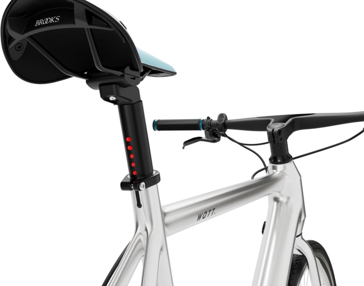 WATT - Elektrische Fiets - E-bike - 25 km/u - 5 Ondersteuningstanden - Geïntegreerde Accu en Verlichting - Display en Fietsriem - 70 Kilometer Bereik - Brooklyn - Elektrische Fietsen - Mannen - 59 cm - Aluminium - Universele Onderdelen - 250W Motor – foto 4