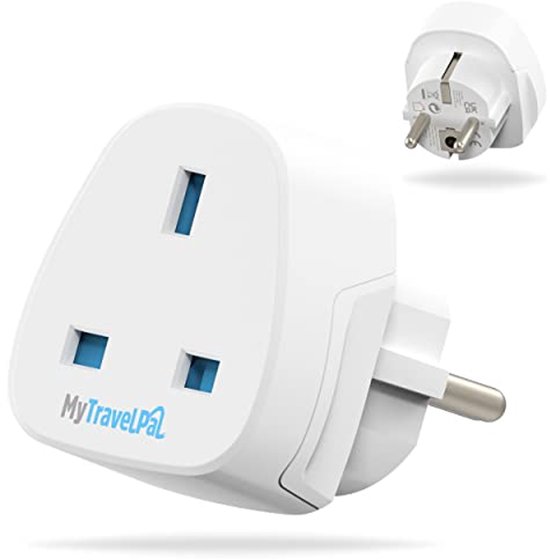 EU Travel Plug Adapter Set - 2 Pack for European Destinations