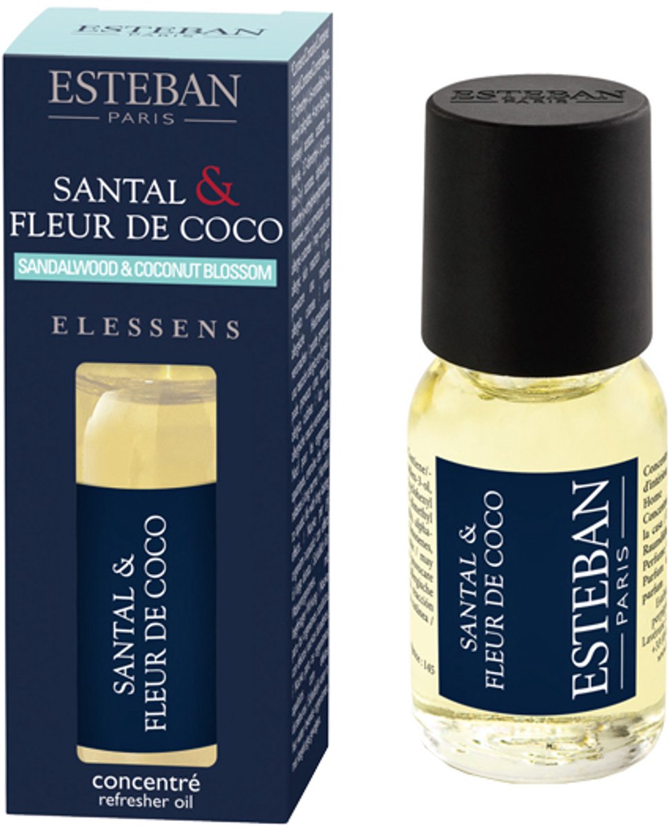 Esteban Elessens Santal & Fleur de Coco Essentiele Geurolie - 15 ml