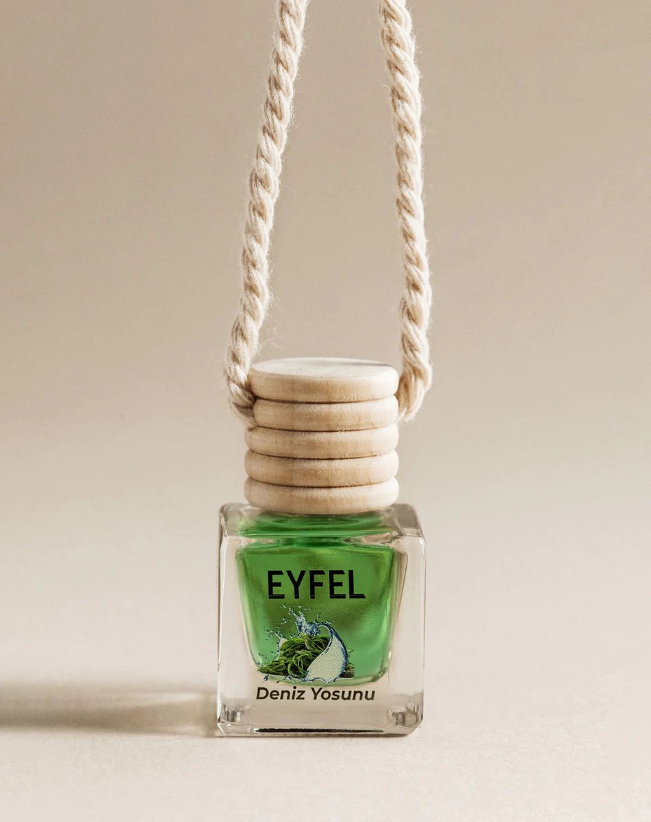 EYFEL - CAR FRAGRANCE- CAR - SEAWEED - 10ML - 3 STUKS