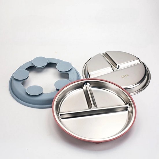 Kinderbord siliconen met zuignap - Anti‑slip & BPA‑vrij - Mini Goodies