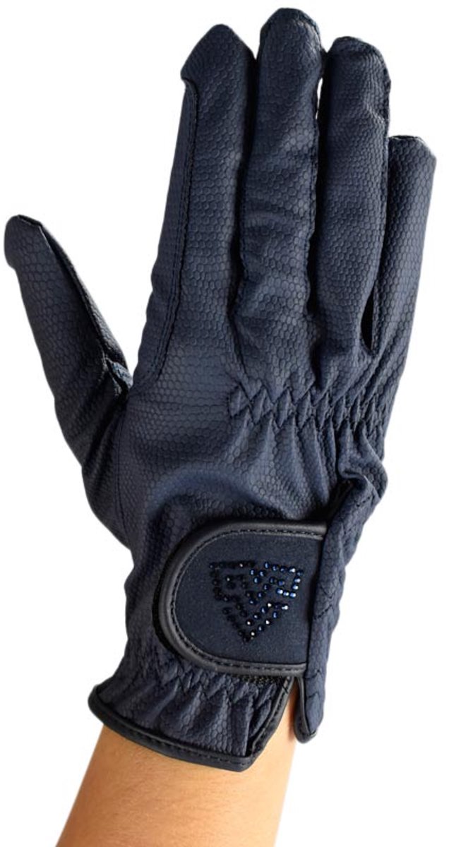 Paardrijhandschoenen Vincere Tech Duro SW - maat 7 - Navy/Navy
