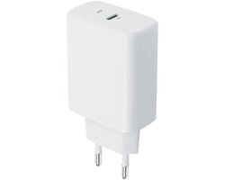 OneOne 30W snellader. Witte USB C oplader. PD lader adapter past op Apple iPhone 15, iPhone 15 Plus, 15 Pro, 15 Pro Max, iPhone 16, 16 Plus, 16 Pro, iPhone 17, 17 Air, 17 Pro, 17 Ultra