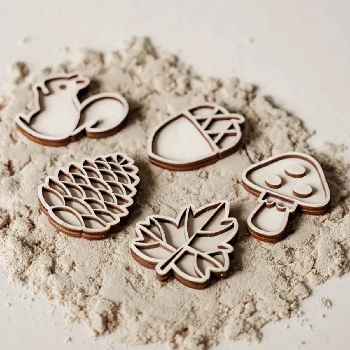 Stempel - Vultray - zand - Herfst - speelbak - sensorisch - speelrijst - montessori - open ended