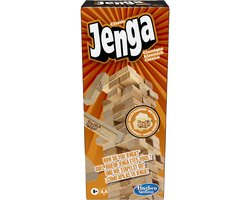 foto van Klassieke Jenga Blokken van echt hardhout Stapeltorenspel voor kinderen vanaf 6 jaar 1 of meer spelers