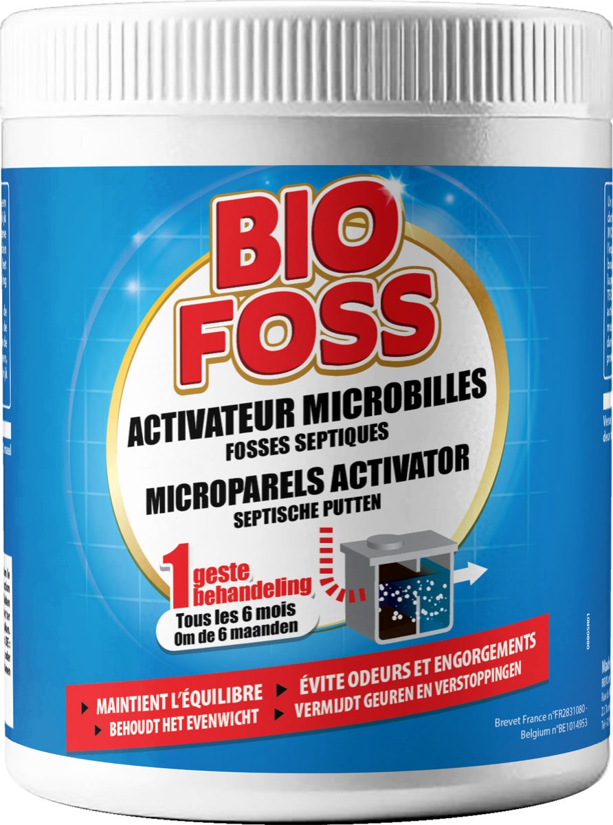 Biofoss - Microparels activator septische putten - 500gr