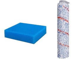 Filter sponge&roller brush replacement accessories geschikt voor Tineco IFloom HF10E-01 wireless wet dry dual-use vacuum cleaner (2-piece set)