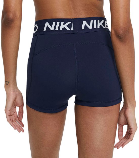 Nike Pro 365 3´´ Korte Leggings Blauw XL Vrouw — afbeelding 4