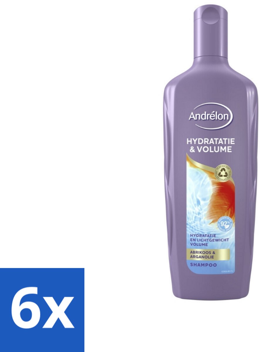 Andrélon - Special - Hydratatie & Volume - Shampoo - 300 ml - Voordeelverpakking - 6 stuks