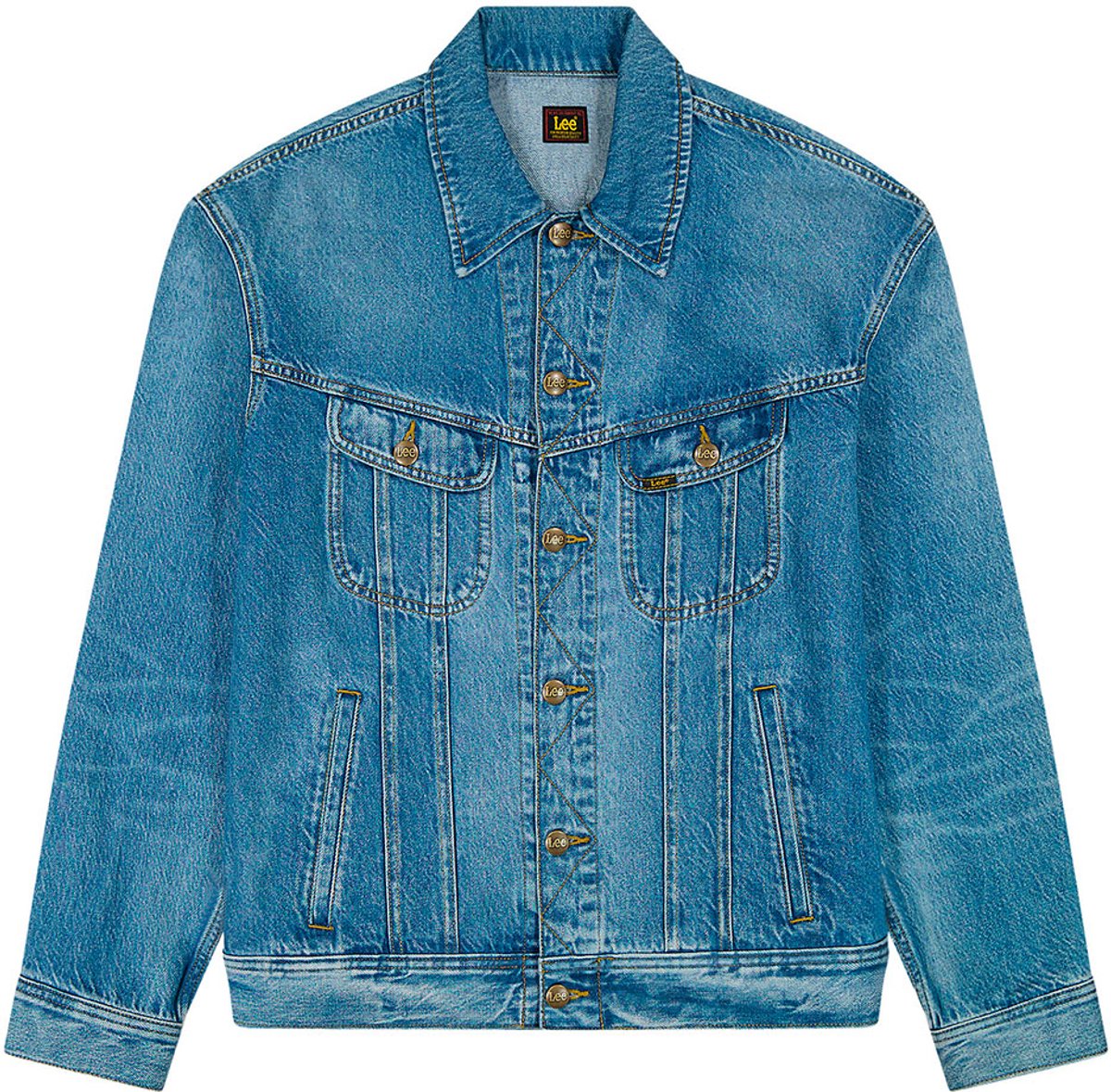 Lee Relaxed Rider Spijkerjas 4XL Man Sandstorm