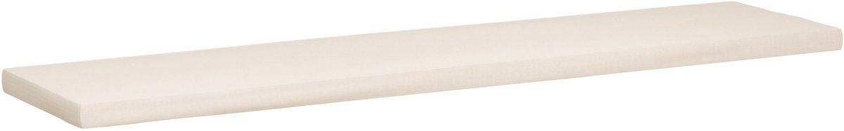CLP zitkussen tuinbank - 8 cm dik - ritssluiting - weerbestendig - wasbaar - schuimvulling - 600D Oxford-stof - creme