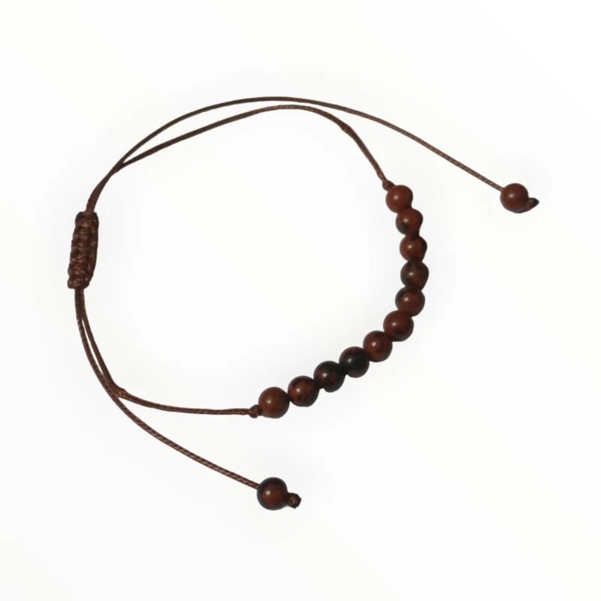 Aramat Jewels - verstelbare natuurstenen armband -Rainbow jaspis-dames