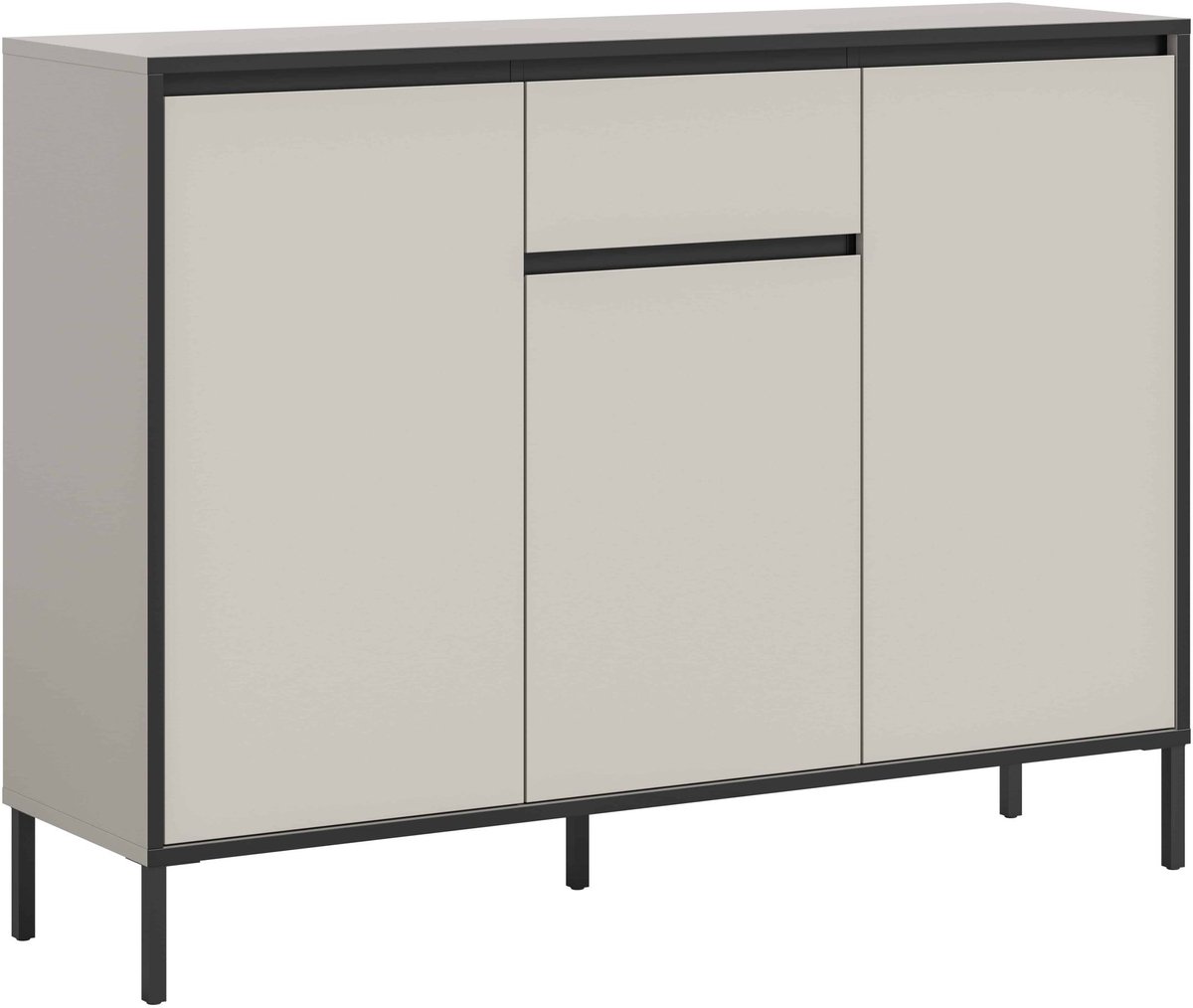 Furnilux Tron Ladekast Kasjmier NB Zwart NB - 38x136x101cm