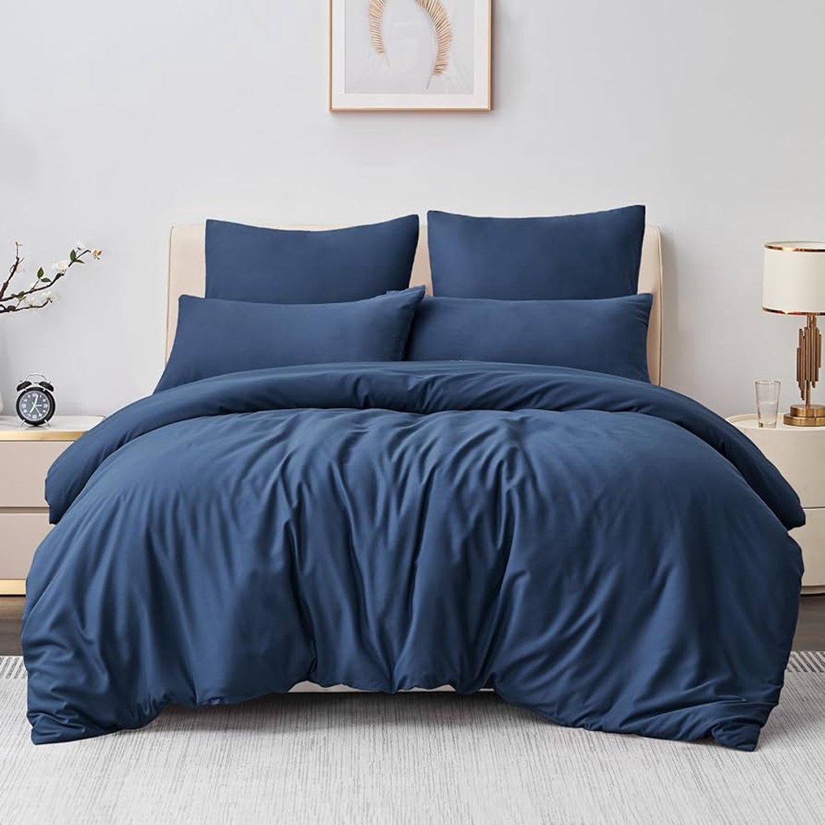Image of 3-delige beddengoedset - microvezel - 200 x 200 cm - diverse kleuren