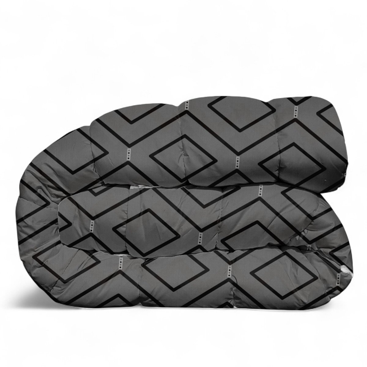 Premium Dekbed bedrukt - Zonder hoes ( 2 in 1 ) - Tweezijdig - 240 x 220 cm - Renaux Dark / Renaux Light