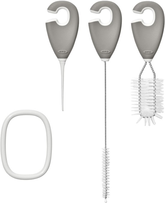 OXO tot Borstelset voor kolven & drinkbekers -Flessenborstel baby - Flessenreiniger - Grey van OXO — afbeelding 5