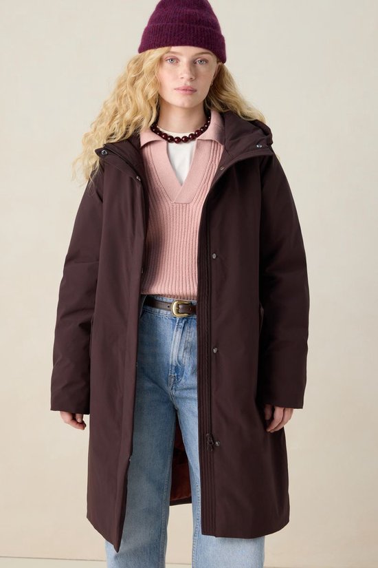 Donkerpaarse Parka