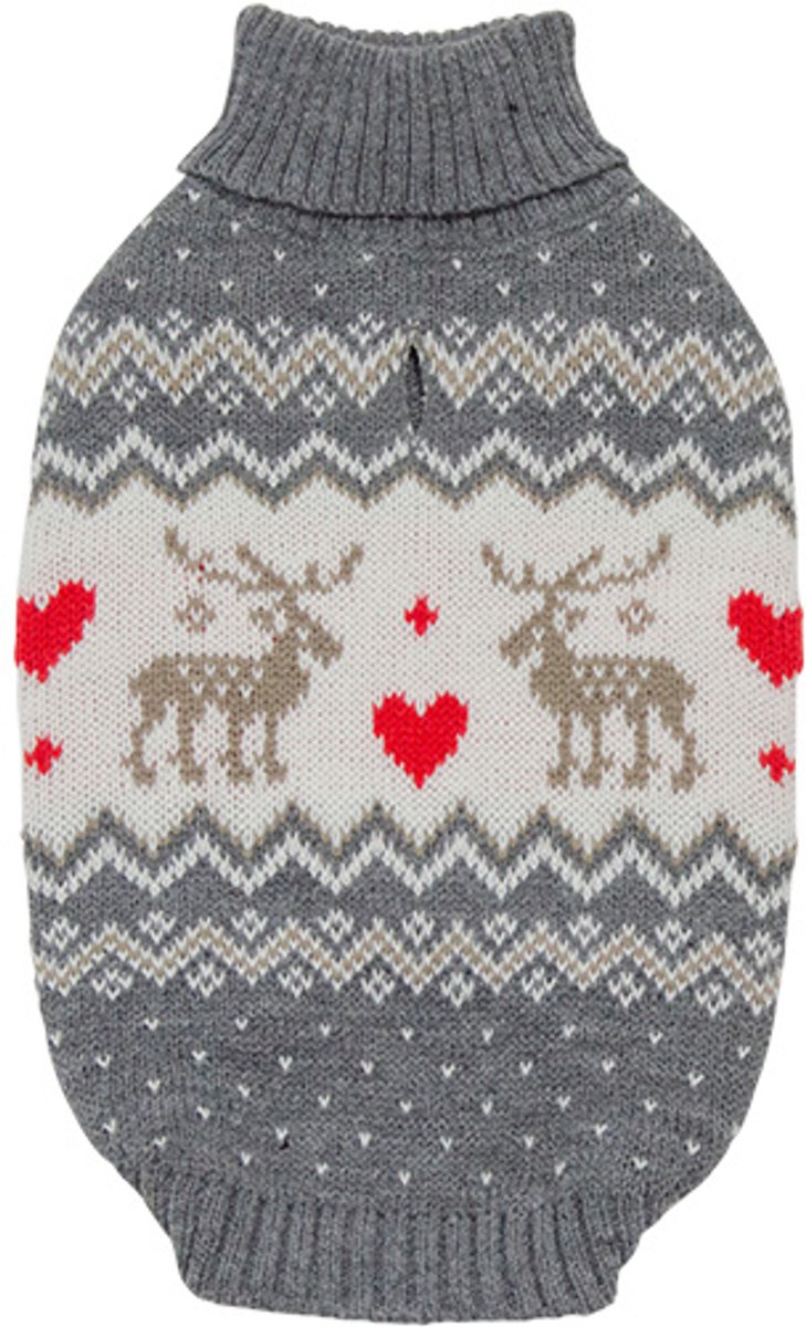 Jack and Vanilla Dogwalk Hondentrui Grijs - Maat XL: 45 cm