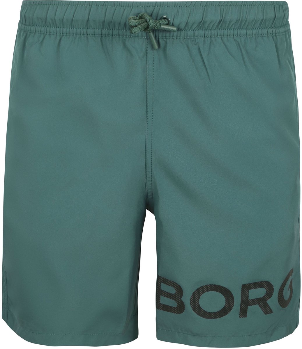 Bjorn Borg Zwembroek Logo Donkergroen - Heren