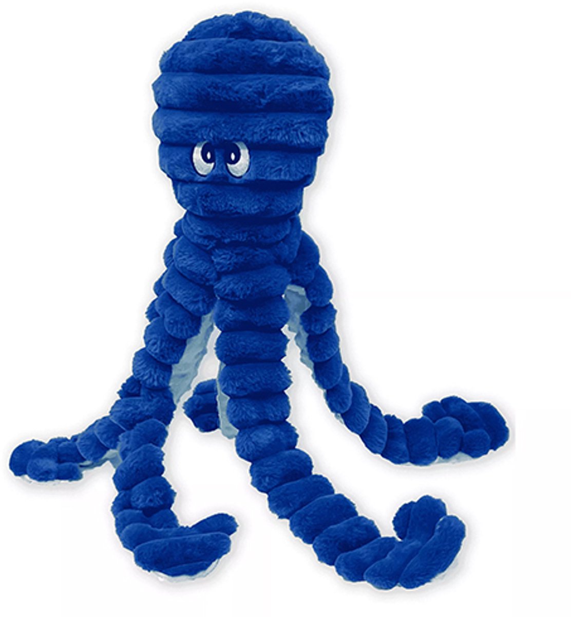 Quapas! - Hondenknuffel Octopus - Marine Blauw - Pluche Speelgoed - 66 cm