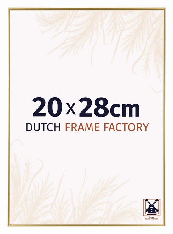 Cadre photo 20x28 cm - Plastique - Goud - Facile