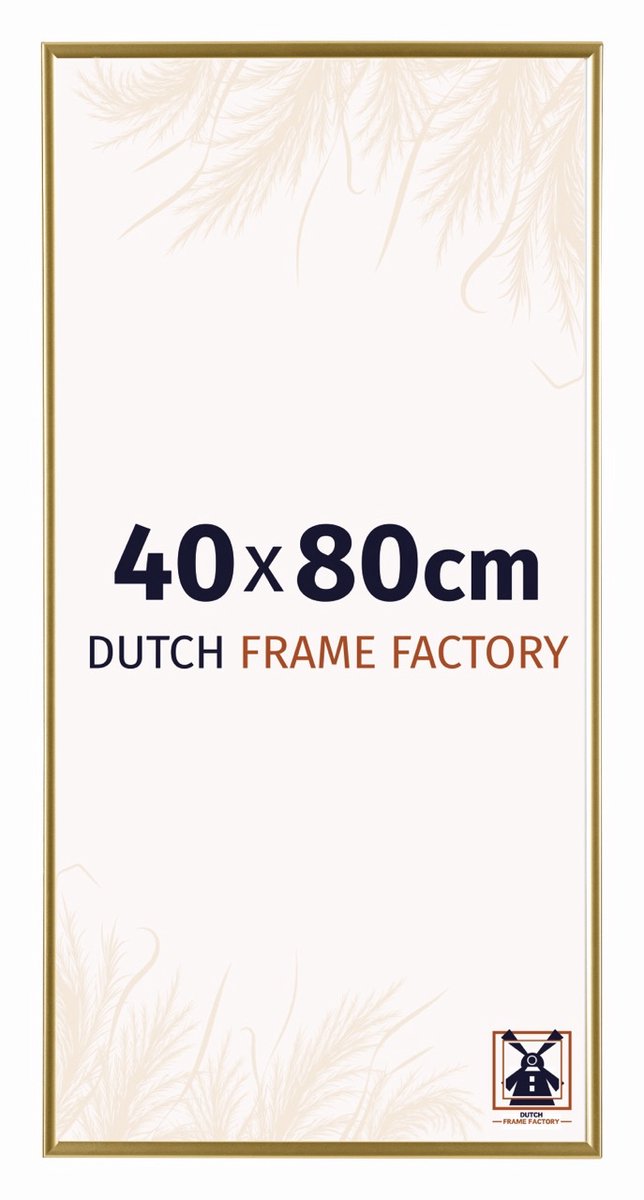 Dutch Frame Factory Fotolijst 40x80 cm - Kunststof - Goud - Easy