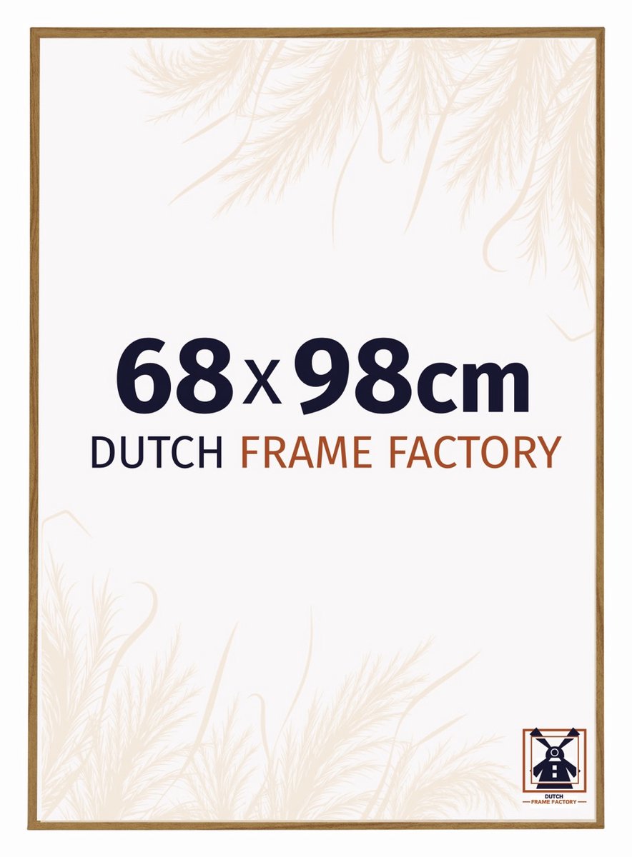 Dutch Frame Factory Fotolijst 68x98 cm - Kunststof - Beuken Licht - Easy