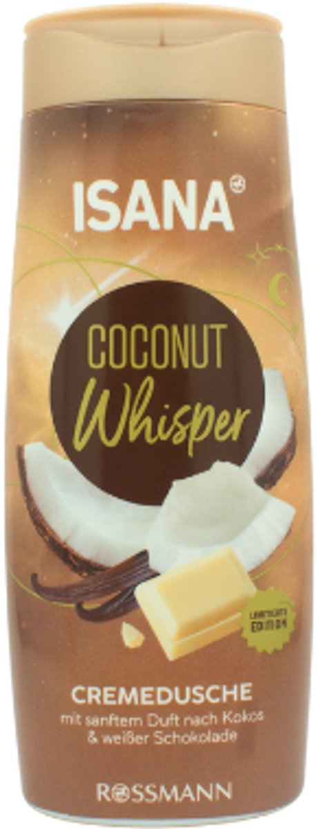 Winter Douchegel - Coconut Whisper - Isana | 1x 300ml - Kokos & Witte Chocolade | Limited Edition - Wintergeur Douchegel