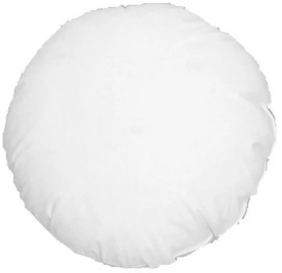 Urbane Hide | ROND BINNENKUSSEN | Kussenvulling 50 cm Dia | Kussenvulling | 100% Polyester - Vulling | Microvezel | 700 gram