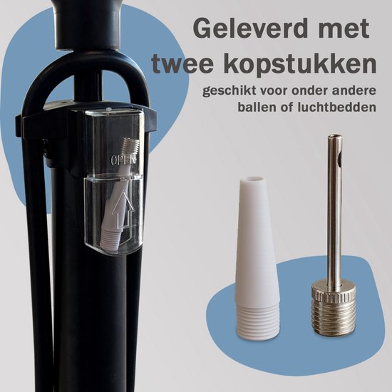 Cycloni Profi Vloerpomp - Fietspomp met Manometer - Auto- en Hollands Ventiel - Tot 11 Bar - Betrouwbare Fietspomp voor MTB, Racefiets en Stadsfiets — afbeelding 4