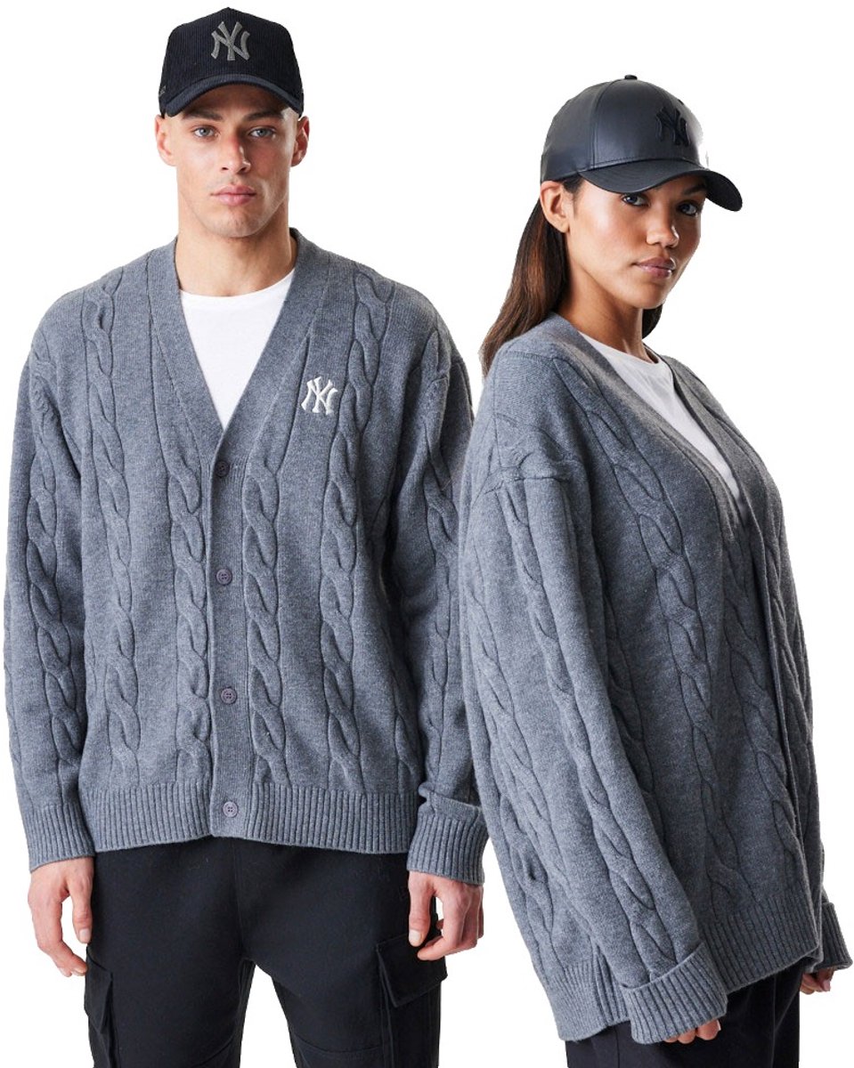 New Era Mlb New York Yankees Cardigan XL Man Grijs