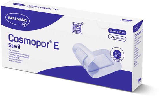 Hartmann - Cosmopor E - zelfhechtend wondverband - 10 x 25cm