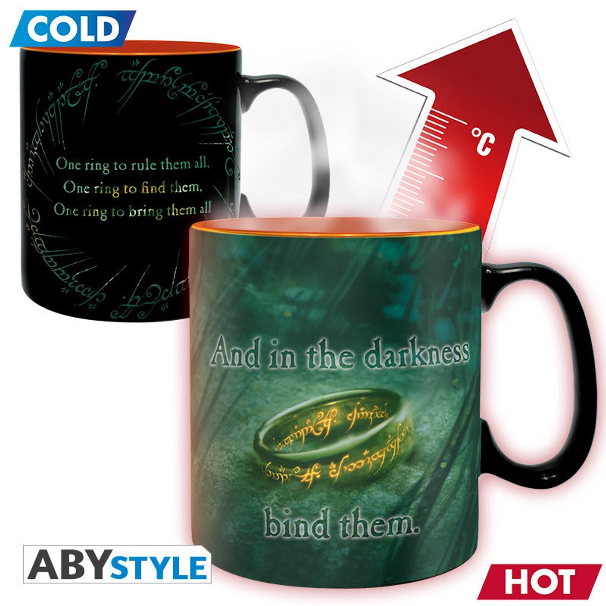 The Lord Of The Rings Sauron - Heat Change Mug Unisex Kop - meerkleurig - Standard