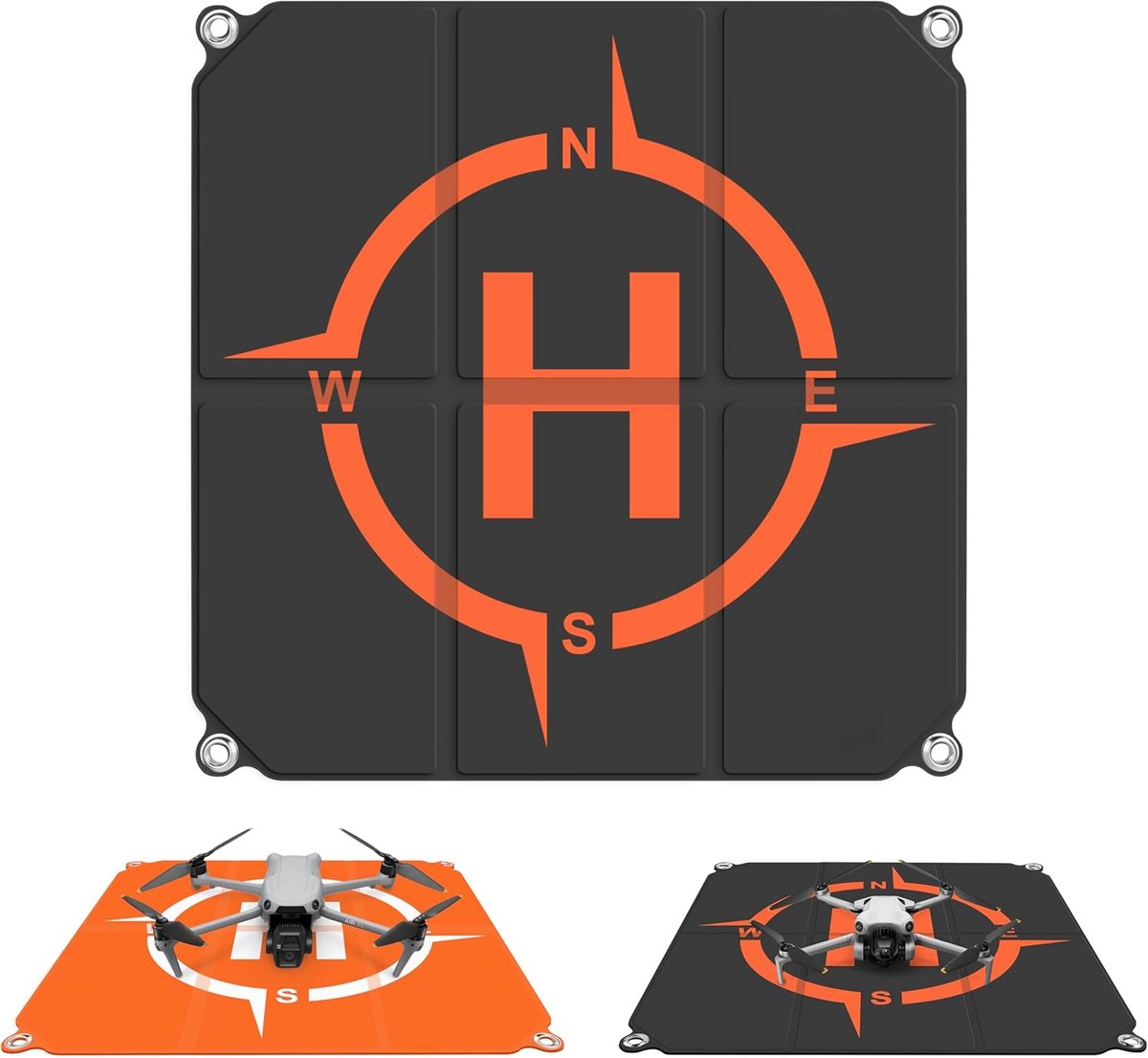 Opvouwbare Dubbelzijdige Waterdichte Drone Landing Pad 55cm