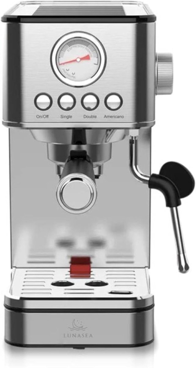 Koffiezetapparaat met Piston - Compact en Modern Design - Ideaal voor Espresso en Koffiespecialiteiten