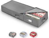 Zeller cadeaupapier/inpakpapier organizer opbergtas - 3-vaks - D17 x H85 cm