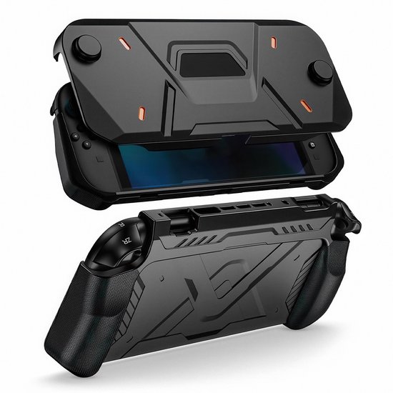 YONO Hard Case geschikt voor Nintendo Switch 2 - Ergonomische Grip Hoesje met Cover - Beschermhoes - Zwart