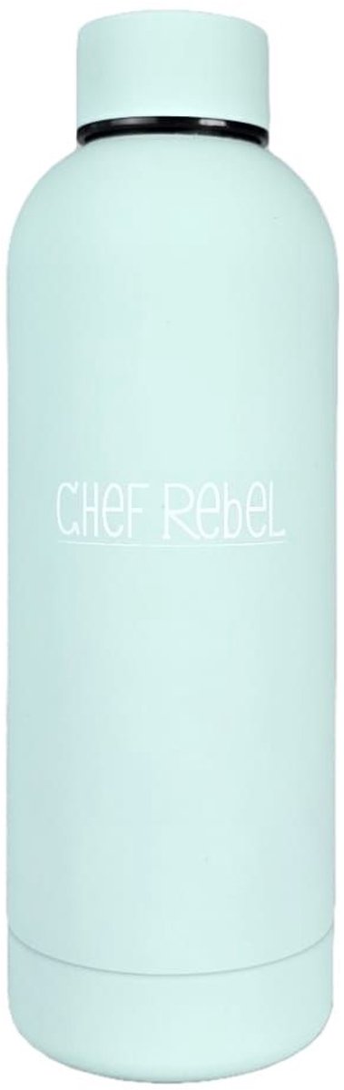 Chef Rebel® – Thermosfles – Drinkfles – Waterfles – Mint – 500 ml – Gripcoating – Warme & koude dranken – Lekvrij – Koffiebeker – Theebeker