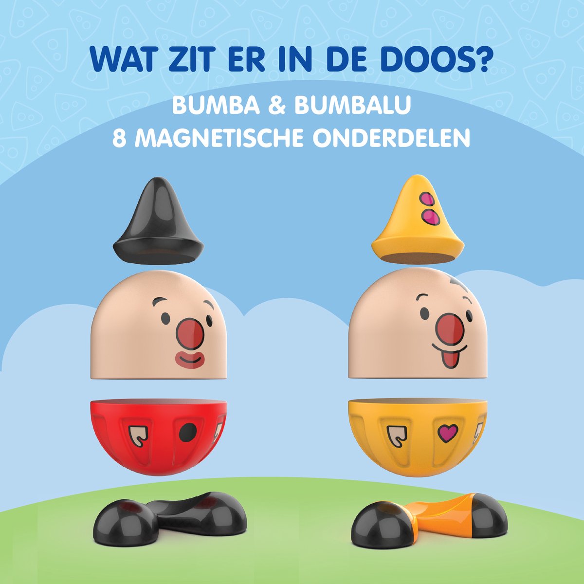 Magimals Bumba set -Interactieve & Magnetische Bumba Set om aan elkaar te koppelen (6 stuks). Leuk en creatief badspeelgoed voor je kind - Veilig en knijpbaar — afbeelding 4