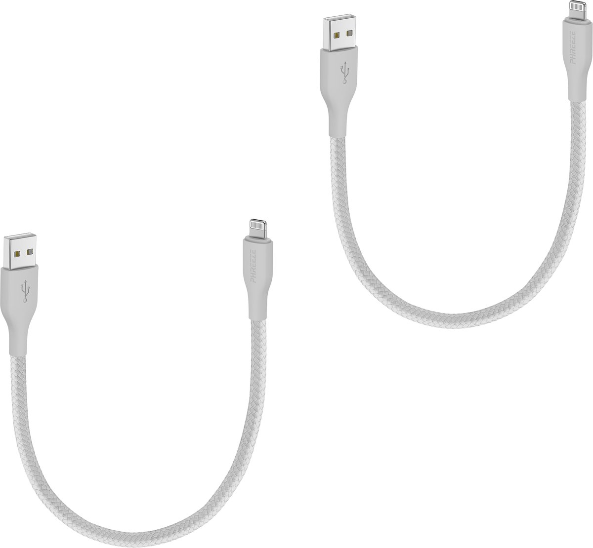 Oplaadkabel geschikt voor iPhone 14, 13, 12, 11, X - 30cm - Usb kabel