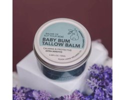 Beef Tallow Balm | Baby Bum Extra Sensitive | 100% Natuurlijk | Verzacht & Beschermt de Gevoelige Huid – 100 ml | Extra mild bij droge en rode plekjes op gezicht, handen, ellebogen