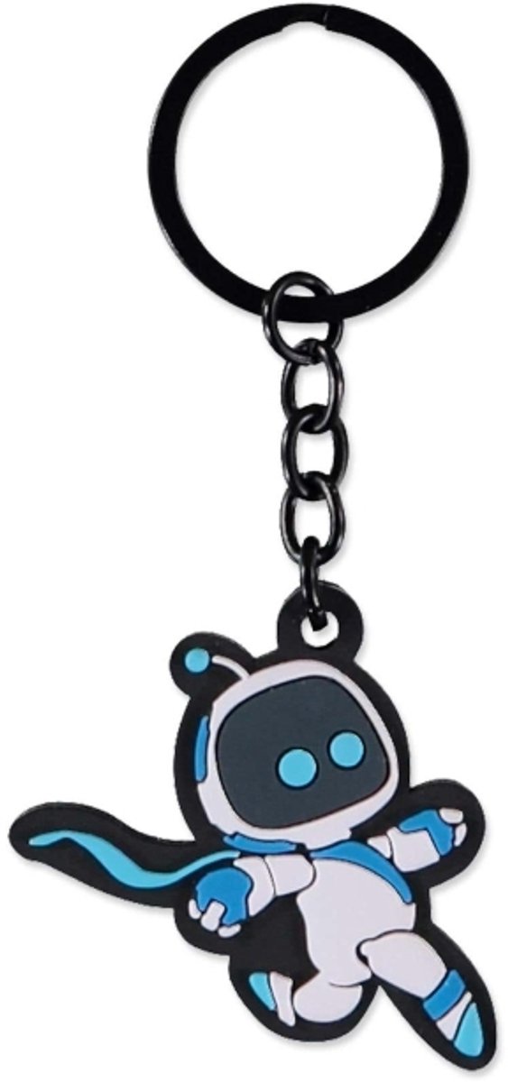 Astrobot - Rubber Sleutelhanger - Zwart