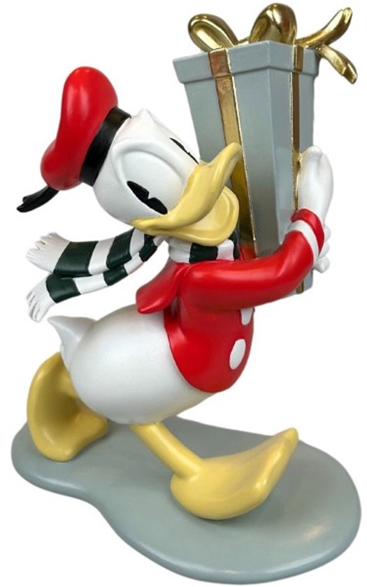 Beeld Disney Home 3D Statue - Donald Duck With Gift - Bol