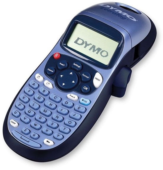 DYMO LetraTag LT-100H Labelprinter - Labelmaker met ABC-toetsenbord voor thuis en op kantoor - Blauw