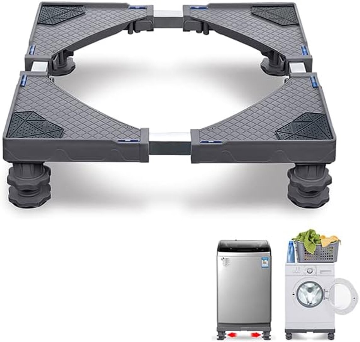 Lexium Wasmachine Verhoger - Wasmachine Sokkel - Wasmachine opbouwmeubel - Wasmachine Kast - Wasmachine Ombouw - Wasmachine Meubel