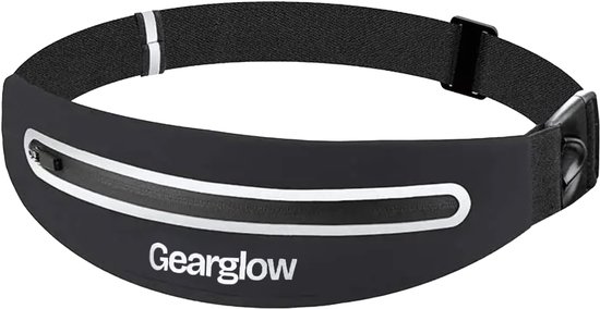 GearGlow® Running Belt Reflecterend - Hardloopriem - Hardloopband telefoon - Hardloop heupband - Sport heupband - Sportband