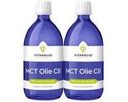 Vitakruid - MCT Olie C8 - 2 x 500 ml - Voordeelverpakking