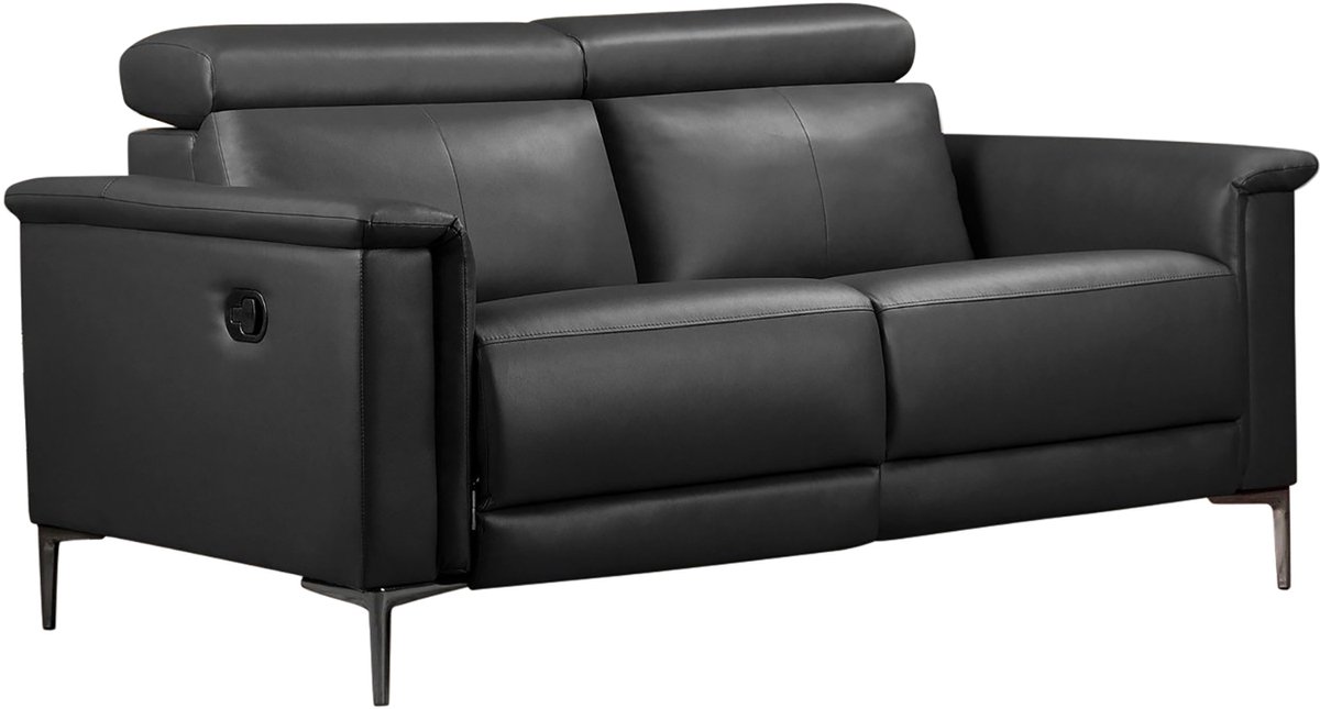 Notio Living Lund-2Zitsbank - 1 Relax - Grijs PU