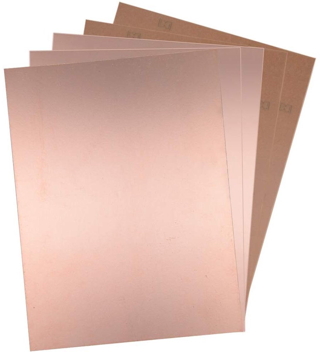 Image of 5 stuks koperen gelamineerd laminaat printplaat FR4 200x150mm 7,87x5,91 inch DIY prototype PCB bord 1,5 mm dikte