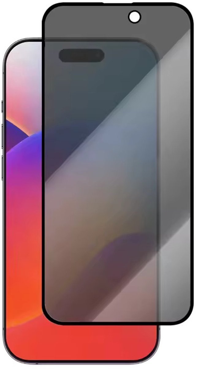 2x Privacy Screen protector iPhone 17 Pro Max - Screenprotector Privacy geschikt voor iPhone 17 pro max - Geschikt voor iPhone 17 Pro Max Screenprotector Privacy - Privacy Glass - Edge to Edge